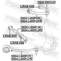 pakabos svirtis
                                FEBEST                                2924-L405FLFL, Nenurodytas gamintojas, 