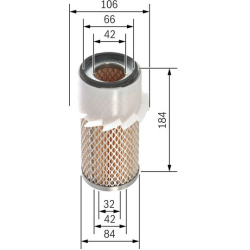 oro filtras
                                BOSCH                                F026400337, BOSCH, F026400337, auto detalė