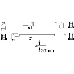 uždegimo laido komplektas
                                BOSCH                                0986356706, BOSCH, 0986356706