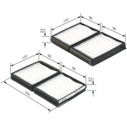filtras, salono oras
                                BOSCH                                1987432117, BOSCH, 1987432117, auto