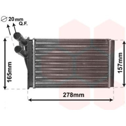Radiatorius pečiuko šilumokaitis šildymo
                                EU                                8D1819030A, Nen