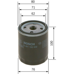 alyvos filtras
                                BOSCH                                0451103342, BOSCH, 0451103342, auto detal