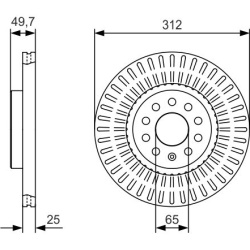 stabdžių diskas (1vnt)
                                BOSCH                                0986479C29, BOSCH, 0986479C29, 