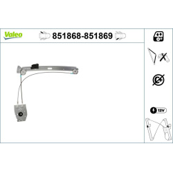 lango pakėliklis
                                VALEO                                                851868, VALEO, 851868,