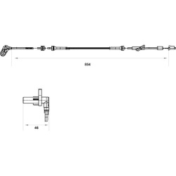Daviklis ABS
                                BOSCH                                0265007553, BOSCH, 0265007553, auto detalė