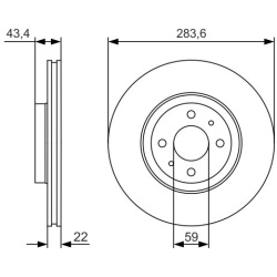 stabdžių diskas (1vnt)
                                BOSCH                                0986479S01, BOSCH, 0986479S01, 
