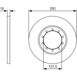 stabdžių diskas (1vnt)
                                BOSCH                                0986479R92, BOSCH, 0986479R92, 