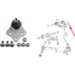 Šarnyras pakabos
                                LEMFÖRDER                                                30933 01, LEMFÖR