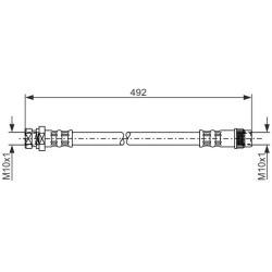 stabdžių žarnelė
                                BOSCH                                1 987 481 057, BOSCH, 1987481057, a