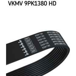 V formos rumbuoti diržai
                                SKF                                                VKMV9PK1380HD, S