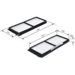 filtras, salono oras
                                BOSCH                                1987432275, BOSCH, 1987432275, auto