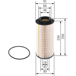 kuro filtras
                                BOSCH                                F 026 402 031, BOSCH, F026402031, auto deta