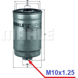 Filtras kuro diesel
                                MAHLE                                                KC101/1, MAHLE, KC10