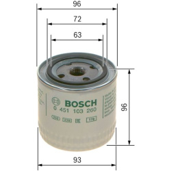alyvos filtras
                                BOSCH                                0451103260, BOSCH, 0451103260, auto detal