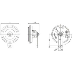 garsinis signalas
                                BOSCH                                0320043144, BOSCH, 0320043144, auto de