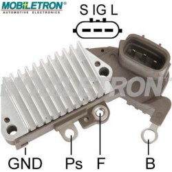 reguliatorius, kintamosios srovės generatorius
MOBILETRON