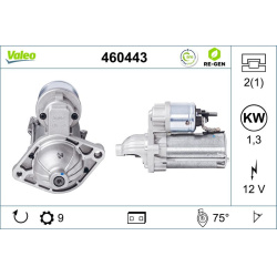 starteris VALEO RE-GEN REMANUFACTURED
                                                460443, VALEO, 460443, auto detalė