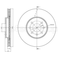 stabdžių diskas (1vnt)
                                METELLI                                                23-0825C, MET