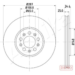 stabdžių diskas (1vnt)
                                ASHIKA                                60-00-0901C, ASHIKA, 60-00-090