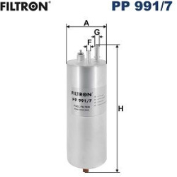 kuro filtras
                                FILTRON                                                PP991/7, Nenurodytas gami