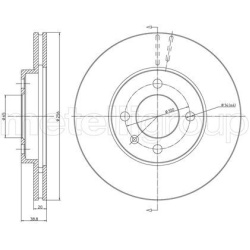 stabdžių diskas (1vnt)
                                METELLI                                23-0230C, METELLI, 23-0230C, 