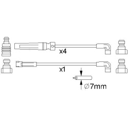 uždegimo laido komplektas
                                BOSCH                                0986356975, BOSCH, 0986356975