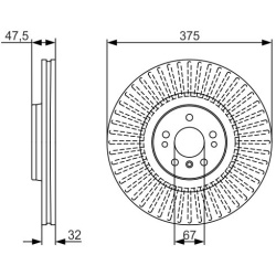 stabdžių diskas (1vnt)
                                BOSCH                                0986479A26, BOSCH, 0986479A26, 
