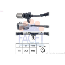 jutiklis, alkūninio veleno impulsas Made in Italy - OE Equivalent
                                FACET                     