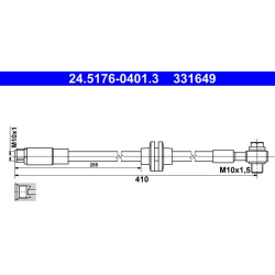 stabdžių žarnelė
                                ATE                                                24.5176-0401.3, ATE, 