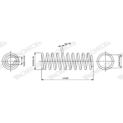 spyruoklė MONROE SPRINGS
                                                SP4471, MONROE, SP4471, auto detalė