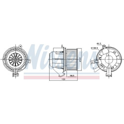 Vidaus pūtiklis
                                NISSENS                                                87607, NISSENS, 87607
