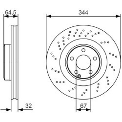 stabdžių diskas (1vnt)
                                BOSCH                                0986479A17, BOSCH, 0986479A17, 