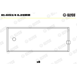 guoliai dideliu galu
                                GLYCO                                                01-4153/4 0.25MM, G