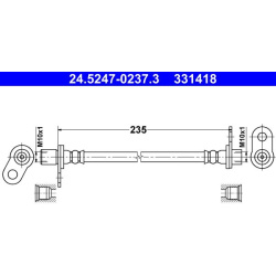 stabdžių žarnelė
                                ATE                                24.5247-0237.3, ATE, 24.5247-0237.3, 