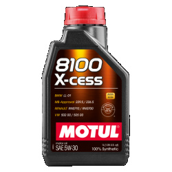 variklio alyva 8100 X-CESS 5W-30
                                MOTUL                                                108944,