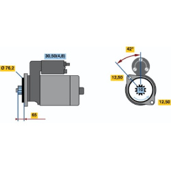 Starteris
                                BOSCH                                0001123014, BOSCH, 0001123014, auto detalė
