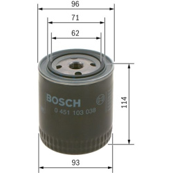 alyvos filtras
                                BOSCH                                0451103038, BOSCH, 0451103038, auto detal