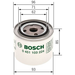 alyvos filtras
                                BOSCH                                0451103224, BOSCH, 0451103224, auto detal