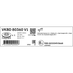 stabdžių diskas (1vnt)
                                SKF                                VKBD80360V1, SKF, VKBD80360V1, au