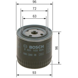 alyvos filtras
                                BOSCH                                0451103004, BOSCH, 0451103004, auto detal