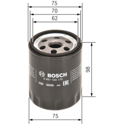 alyvos filtras
                                BOSCH                                0451103170, BOSCH, 0451103170, auto detal