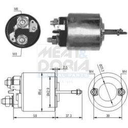 solenoidinis jungiklis, starteris
                                MEAT &amp; DORIA                                           