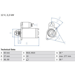 Starteris
                                BOSCH                                0986014680, BOSCH, 0986014680, auto detalė