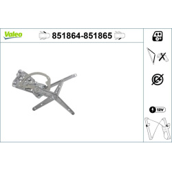 lango pakėliklis
                                VALEO                                                851864, VALEO, 851864,