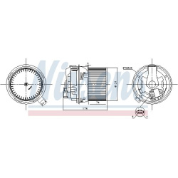 vidaus pūtiklis
                                NISSENS                                                87593, NISSENS, 87593
