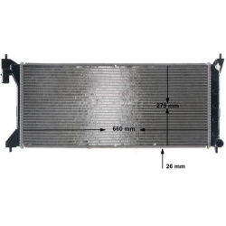 Aušinimo radiatorius
                                MAHLE                                                CR 2245 000S, MAHL