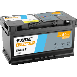 starterio akumuliatorius PREMIUM ***
                                EXIDE                                EA852, EXIDE, EA852