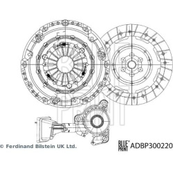 sankabos komplektas
                                BLUE PRINT                                                ADBP300220, BLU