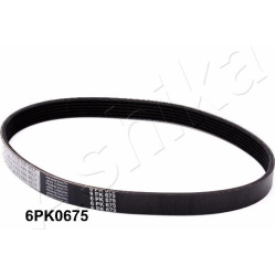 V formos rumbuoti diržai
                                ASHIKA                                                112-6PK675, A