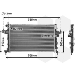radiatorius, variklio aušinimas
                                VAN WEZEL                                                370